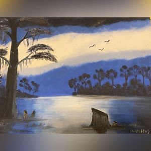 1978 Pantelias painting, “Swamps of the South”